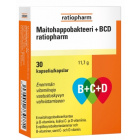 Maitohappobakteeri + BCD ratiopharm 30 kapselia