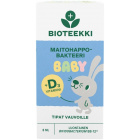 Bioteekki Maitohappobakteeri Baby + D3 Tipat 8 ml 