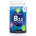 Terveyskaista B12+B6+Foolihappo, mustikka (imeskeltävä) 90 tabl